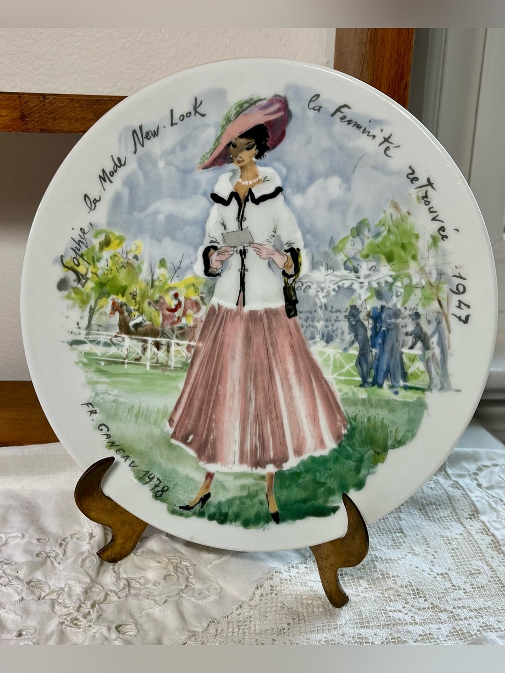 Collectible Plate Women of the Century by D'Arceau Limoges
